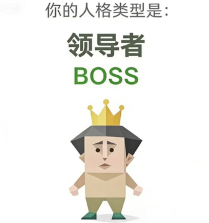领导者（BOSS）SBTI 人格插画