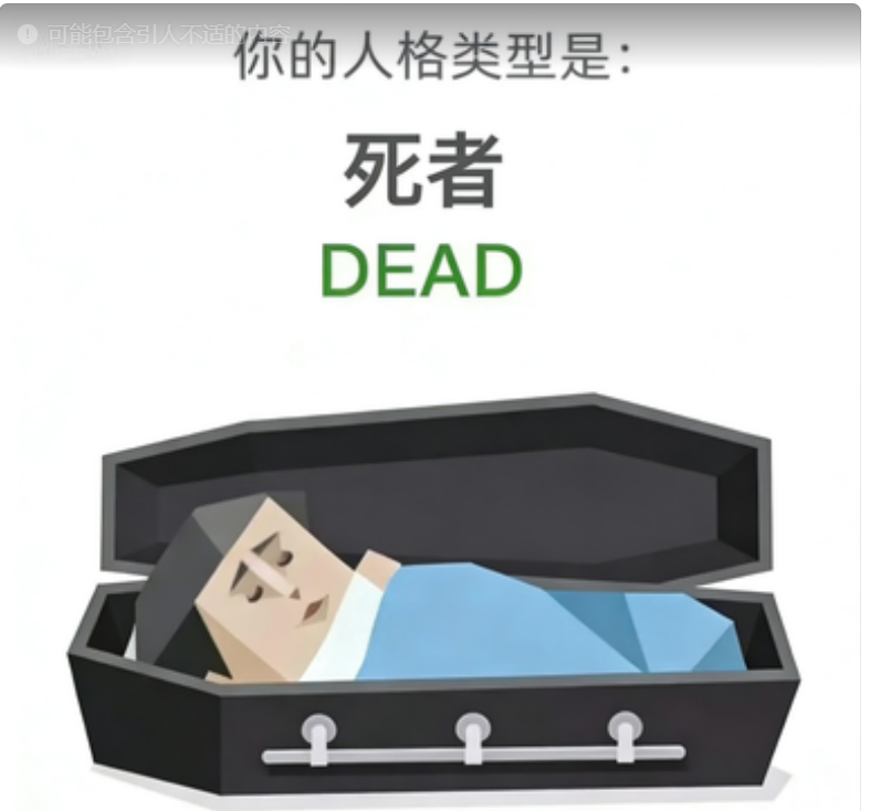 死者（DEAD）SBTI 人格插画